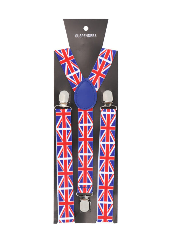 Union Jack Fancy Dress Braces