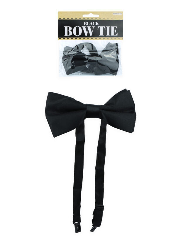 Black Fancy Dress Bow Tie